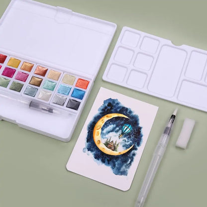 Metallic Water Color Paint Set